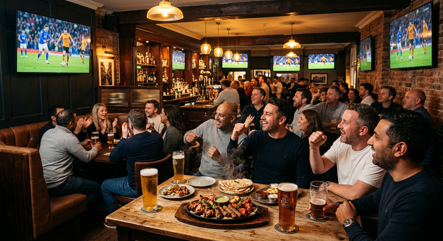 Live Sky Sports at The Old Stags Head Bar